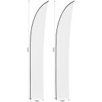 Legend 4m Sublimated Arcfin Flying Banner Skin - Set Of 2 (Excludes Hardware) - Image 2