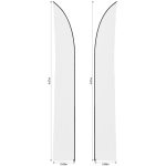 Legend 4m Sublimated Arcfin Double-Sided Flying Banner Skin (Excludes Hardware) - Image 2