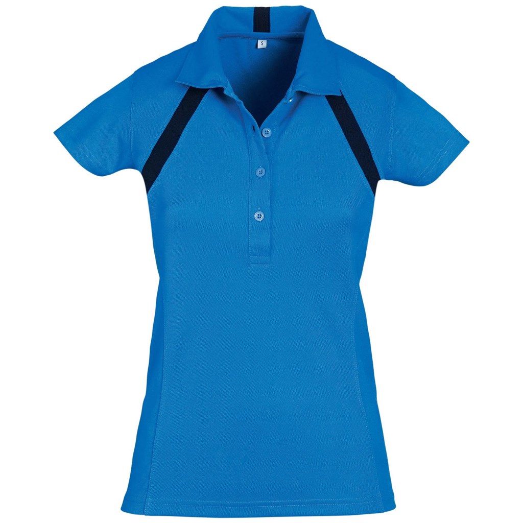Ladies Jebel Golf Shirt - Blue Ladies Jebel Golf Shirt - Blue - Image 1