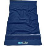 Slazenger Wembley Gym Towel - Navy - Image 6