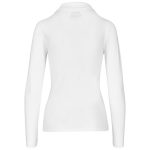 Ladies Long Sleeve Zenith Golf Shirt - White - Image 3