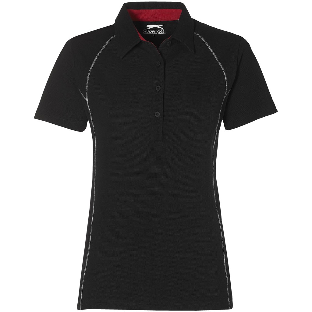Ladies Victory Golf Shirt - Black Ladies Victory Golf Shirt - Black - Image 1
