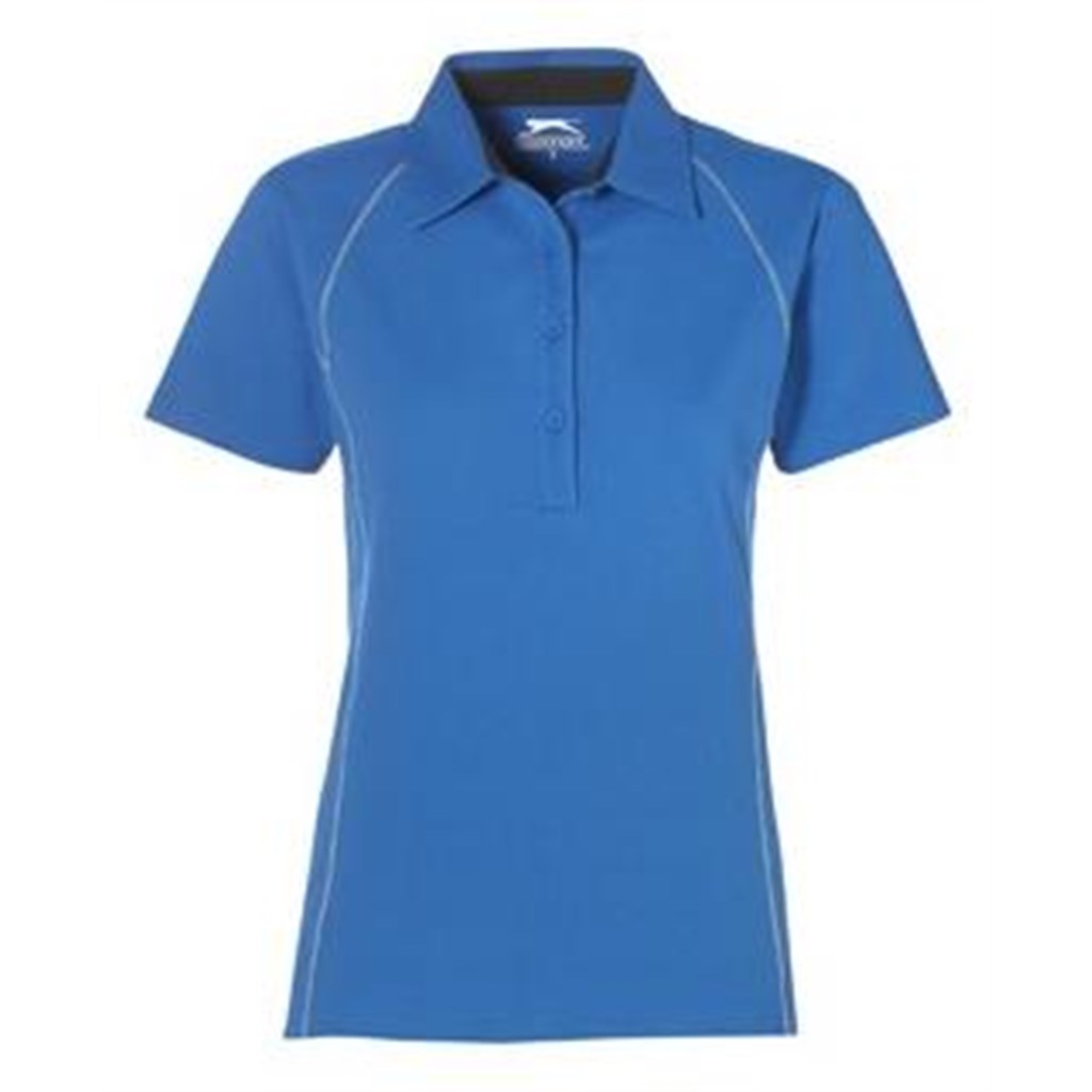 Ladies Victory Golf Shirt - Blue Ladies Victory Golf Shirt - Blue - Image 1