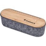 Okiyo Byoga Recycled PET Felt & Bamboo Stationery Case - Image 6