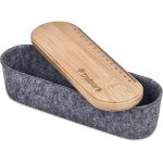Okiyo Byoga Recycled PET Felt & Bamboo Stationery Case - Image 14