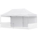 Coated Steel Sublimated Gazebo 6m x 3m - 1 Long Full-Wall Skin - 2 Short Half-Wall Skins - Image 3