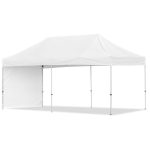 Coated Steel Sublimated Gazebo 6m x 3m -  1 Short Full-Wall Skin - Image 5