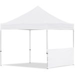 Coated Steel Sublimated Gazebo 3m x 3m - 1 Half-Wall Skin - Image 5