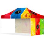 Coated Steel Sublimated Gazebo 4.5m x 3m - 1 Long Full-Wall Skin - 1 Short Full Wall Skin - Image 7