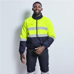 Foundation Hi-Viz Padded Jacket - Image 5