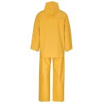 Light Hurricane Rubberised Polyester/PVC Rainsuit - Yellow - Image 3