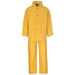 Light Hurricane Rubberised Polyester/PVC Rainsuit - Yellow