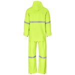 Light Duty Tornado  Hi-Viz Reflective  Rubberised Rainsuit - Yellow - Image 2